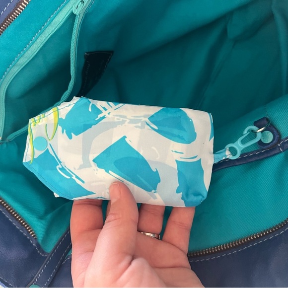 GABS Firenze CYNDI Colorblock Leather Convertible Tote Bag Made In Italy NWT - Picture 11 of 13